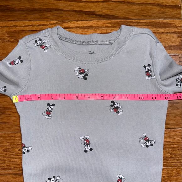 Disney x Janie and Jack Limited Ed Mickey Grey Long Sleeve Pajama Top Size 5 - Picture 8 of 12